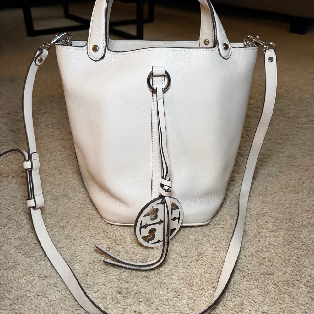 Tory Burch White Crossbody Bag